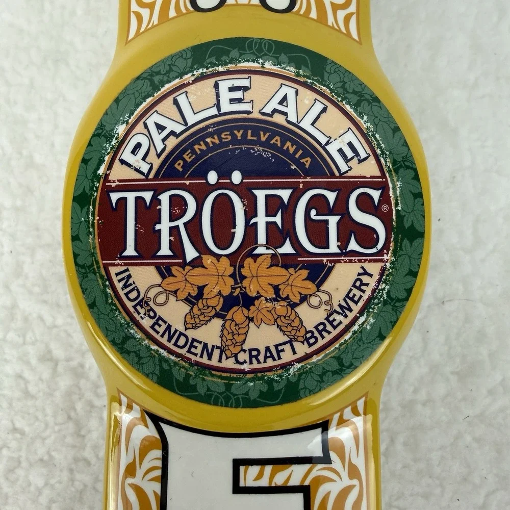 Troegs Pale Ale Ceramic Tap Handle Craft Beer Pennsylvania Man Cave Hershey PA